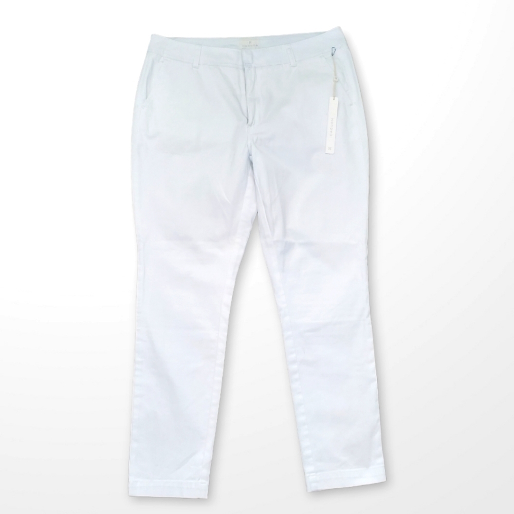 Caslon Stretch Cotton Chino Pants Size 12 - Picture 3 of 11
